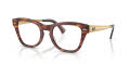Ray-Ban RB0707VM Striped Havana (2144) Eyeglasses - Color Image