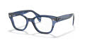 Ray-Ban RB0880 Striped Blue (8053) Eyeglasses - Color Image