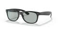Ray-Ban RB2132F - New Wayfarer Alternate Fit Black/Light Grey (601/R5) Sunglasses - Color Image