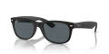 Ray-Ban RB2132F - New Wayfarer Alternate Fit Black / Blue (622/R5) Sunglasses - Color Image