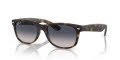 Ray-Ban RB2132F - New Wayfarer Alternate Fit Havana / Blue (865/78) Sunglasses - Color Image