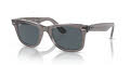 Ray-Ban RB2140 - Original Wayfarer Grey On Transparent/Blue (1355R5) Sunglasses - Color Image