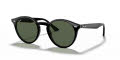 Ray-Ban RB2180 - Round Black / Grey Green Lens (601/71) Sunglasses - Color Image