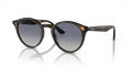 Ray-Ban RB2180 - Round Light Havana/Light Grey/Dark Blue (710/4L) Sunglasses - Color Image