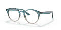 Ray-Ban RB2180V Gradient Turquoise Havan (8146) Eyeglasses - Color Image