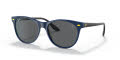 Ray-Ban RB2202M - Scuderia Ferrari Collection Blue / Dark Grey Lens (F668B1) Sunglasses - Color Image
