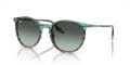 Ray-Ban RB2204 Striped Blue & Green/Blue Vintage (1394GK) Sunglasses - Color Image