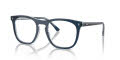 Ray-Ban RB2210V Blue On Transparent Blue (8324) Eyeglasses - Color Image