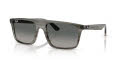 Ray-Ban RB2222F Striped Grey/Gradient Grey (143871) Sunglasses - Color Image