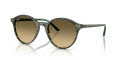 Ray-Ban RB2230 Transparent-Shade-Fantasy-Green/Brown (14210A) Sunglasses - Color Image