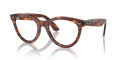 Ray-Ban RB2241V Striped Havana (2144) Eyeglasses - Color Image