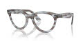 Ray-Ban RB2241V Striped Transparent Blue (8361) Eyeglasses - Color Image
