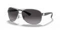 Ray-Ban RB3386 Silver / Grey Gradient Lens (003/8G) Sunglasses - Color Image