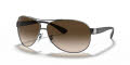 Ray-Ban RB3386 Gunmetal / Brown Gradient Lens (004/13) Sunglasses - Color Image