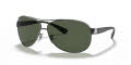Ray-Ban RB3386 Gunmetal / Green Lens (004/71) Sunglasses - Color Image