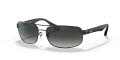 Ray-Ban RB3445 Matte Black / Gray Gradient Lens (006/11) Sunglasses - Color Image
