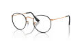 Ray-Ban RB3447V Round Metal Black On Rose Gold (3173) Eyeglasses - Color Image