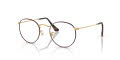 Ray-Ban RB3447V Matte Havana On Matte Arista Gold (3188) Eyeglasses - Color Image