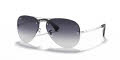 Ray-Ban RB3449 Silver / Gray Gradient Lens (003/8G) Sunglasses - Color Image