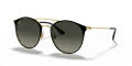 Ray-Ban RB3546 Gold Top Black / Grey Gradient Lens (187/71) Sunglasses - Color Image