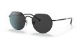 Ray-Ban RB3565 Black/Black (002/48) Sunglasses - Color Image
