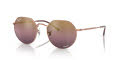 Ray-Ban RB3565 Rose Gold/Gold/Red (9202G9) Sunglasses - Color Image