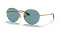 Ray-Ban RB3612 Gold / Light Blue (001/80) Sunglasses - Color Image