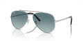 Ray-Ban RB3625 - New Aviator Silver/Blue (003/3M) Sunglasses - Color Image