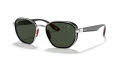 Ray-Ban RB3674M Scuderia Ferrari Collection Silver / Dark Green Lens (F00771) Sunglasses - Color Image