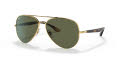 Ray-Ban RB3675 Arista / Green Polar Lens (001/58) Sunglasses - Color Image