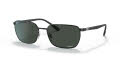 Ray-Ban RB3684CH Black / Polarized Dark Grey Lens (002/K8) Sunglasses - Color Image