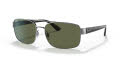Ray-Ban RB3687 Gunmetal/Green Polar (004/58) Sunglasses - Color Image