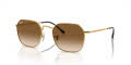 Ray-Ban RB3694 Arista Gold/Light Brown (001/51) Sunglasses - Color Image