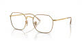 Ray-Ban RB3694V - Jim Optics Beige On Gold (3167) Eyeglasses - Color Image