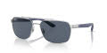 Ray-Ban RB3701 Silver / Dark Grey (924387) Sunglasses - Color Image