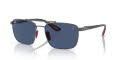 Ray-Ban RB3715M Gunmetal/Dark Blue (F08580) Sunglasses - Color Image