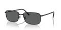 Ray-Ban RB3717 Black/Dark Grey (002/B1) Sunglasses - Color Image