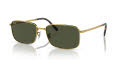 Ray-Ban RB3717 Gold / Green (919631) Sunglasses - Color Image