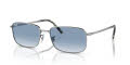 Ray-Ban RB3717 Silver / Blue (003/3F) Sunglasses - Color Image