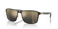 Ray-Ban RB3721 Black On Gold / Blue/Gold (187/J0) Sunglasses - Color Image