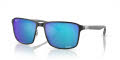 Ray-Ban RB3721 Black On Silver / Blue (9144A1) Sunglasses - Color Image