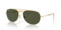 Ray-Ban RB3735 Gold / Green (001/31) Sunglasses - Color Image