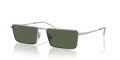 Ray-Ban RB3741 Silver / Dark Green (003/9A) Sunglasses - Color Image
