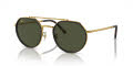 Ray-Ban RB3765 Legend Gold - Green Lens (919631) Sunglasses - Color Image