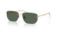 Ray-Ban RB3768 Arista Gold/Dark Green (001/71) Sunglasses - Color Image