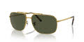 Ray-Ban RB3796 Gold / Green Lens (919631) Sunglasses - Color Image
