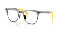 Ray-Ban RB3807VM Brushed-Grey-On-Black (F109) Eyeglasses - Color Image