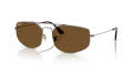 Ray-Ban RB3845 Gunmetal/Brown-Polar (004/57) Sunglasses - Color Image