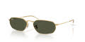 Ray-Ban RB3947 Arista Gold/Green (001/31) Sunglasses - Color Image