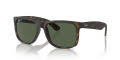 Ray-Ban RB4165 - Justin Havana/Dark Green (865/9A) Sunglasses - Color Image